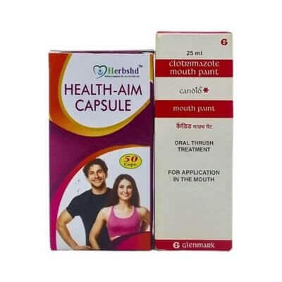 Candid Mouth Paint & Health Aim Capsule(combo) - HEALTH AIM PHARMACY