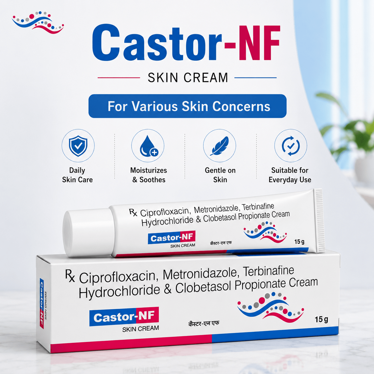 Castor-NF Cream 15g (Pack Of 6) - HEALTH AIM PHARMACY