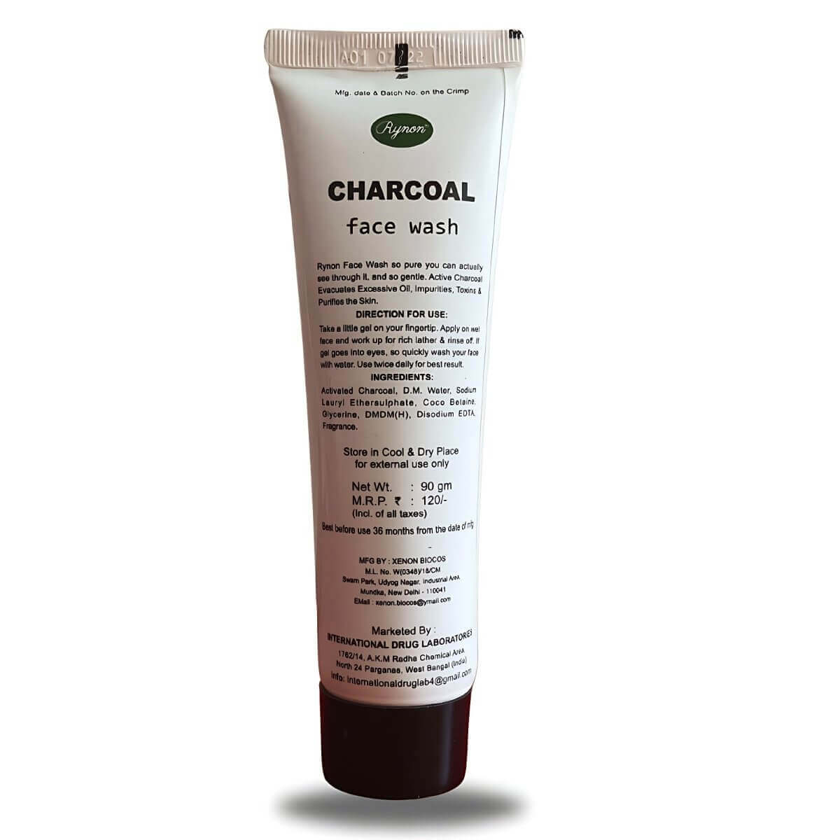 Charcoal Face Wash Provides an antipollution (Pack off 5) - HEALTH AIM PHARMACY
