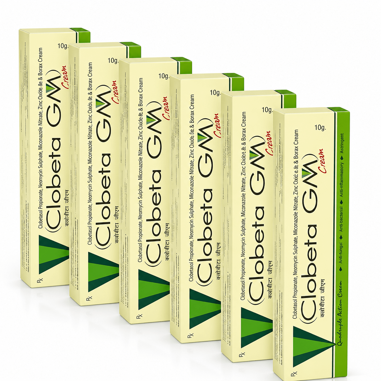 Clobeta Gm Cream for itching 10G (Pack of 6) - HEALTH AIM PHARMACY