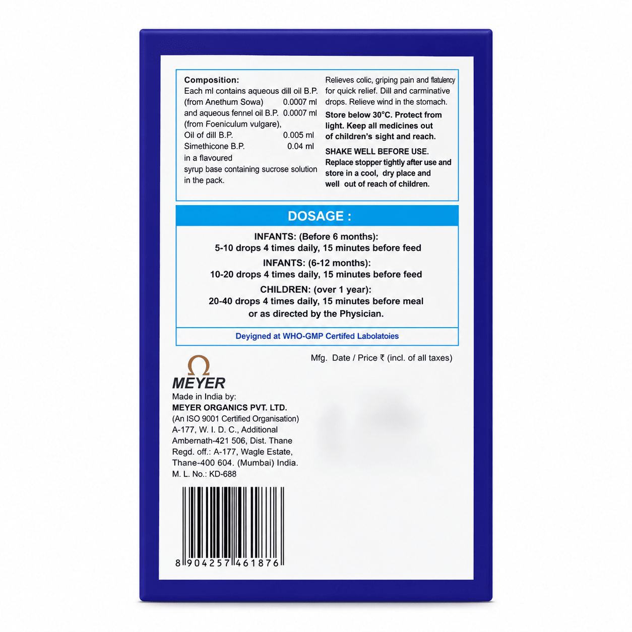 COLICAID DROPS 15 ML - HEALTH AIM PHARMACY
