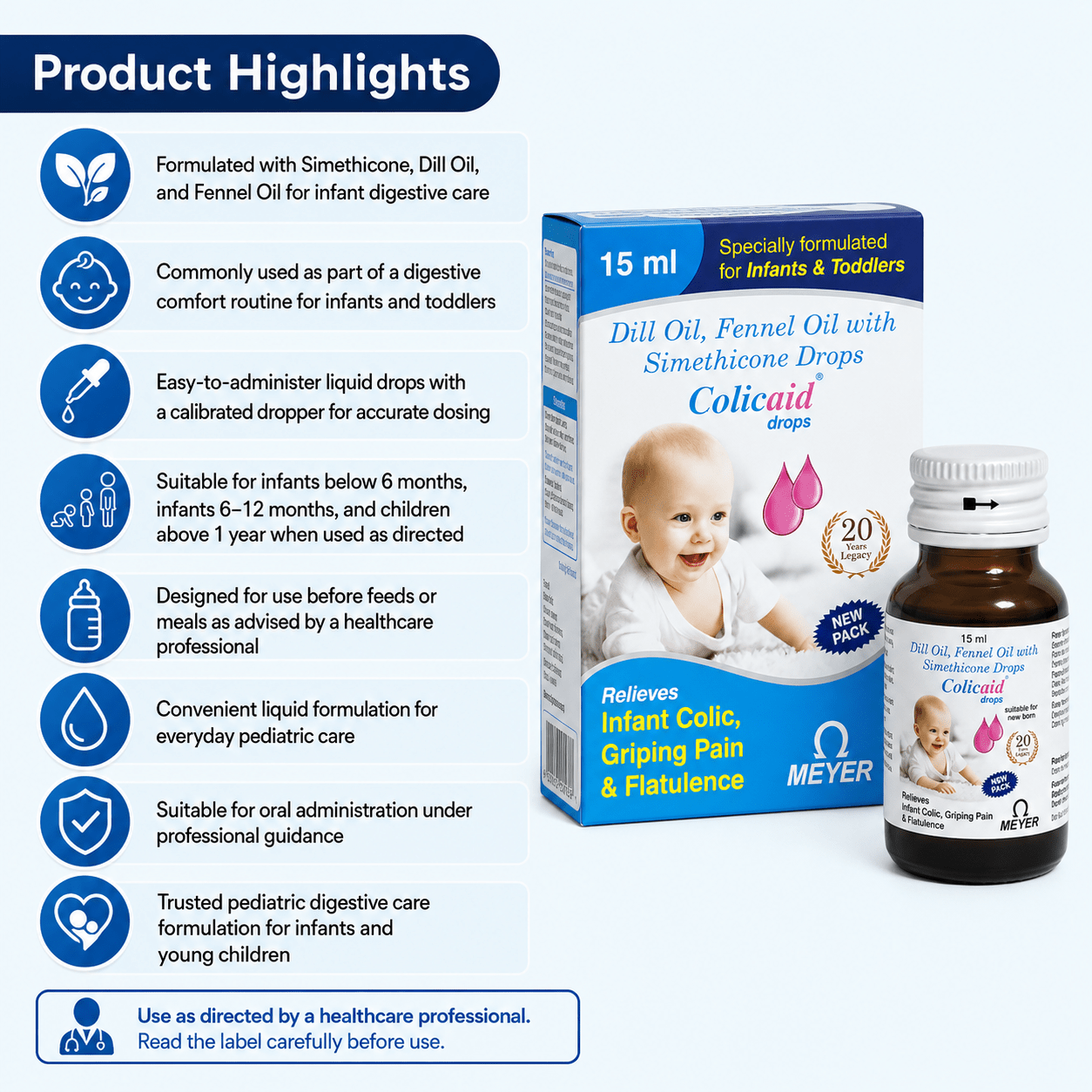 COLICAID DROPS 15 ML - HEALTH AIM PHARMACY