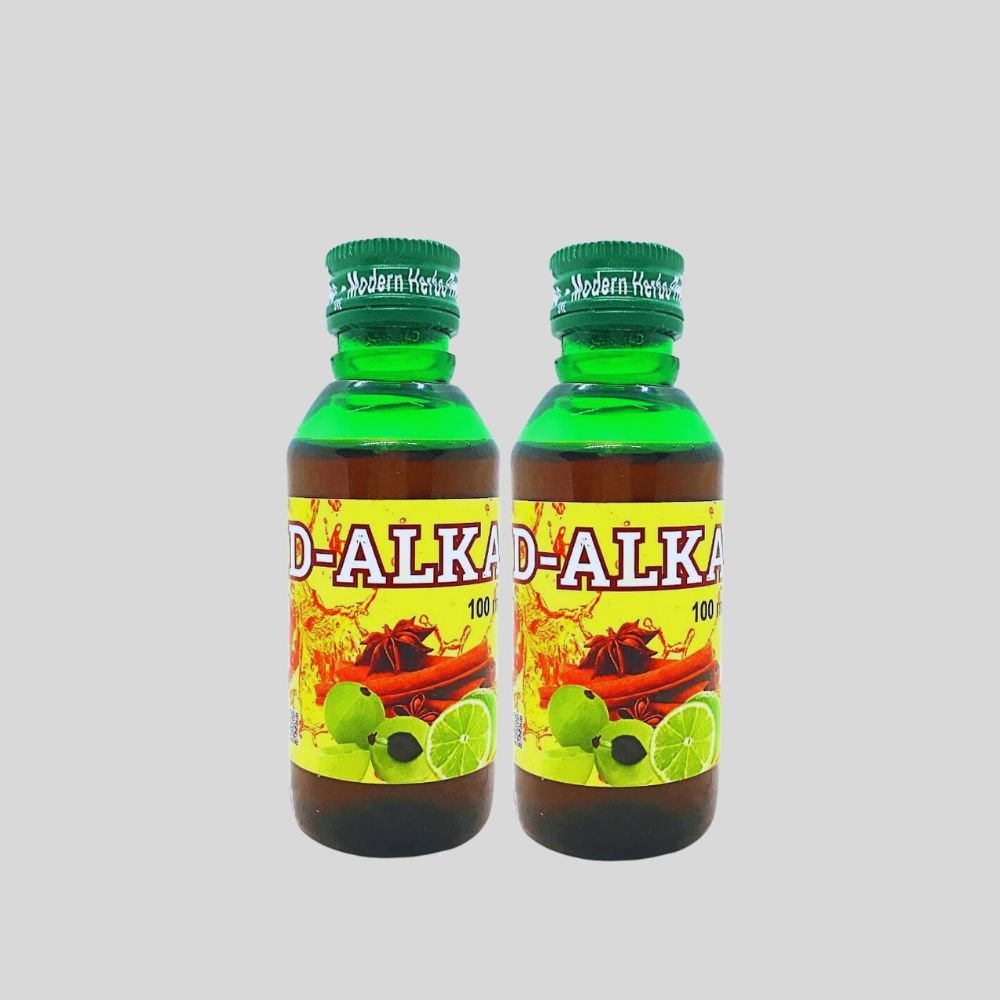 D - ALKA 100ml. helps for Hyper Acidity, (pack of 8) - HEALTH AIM PHARMACY