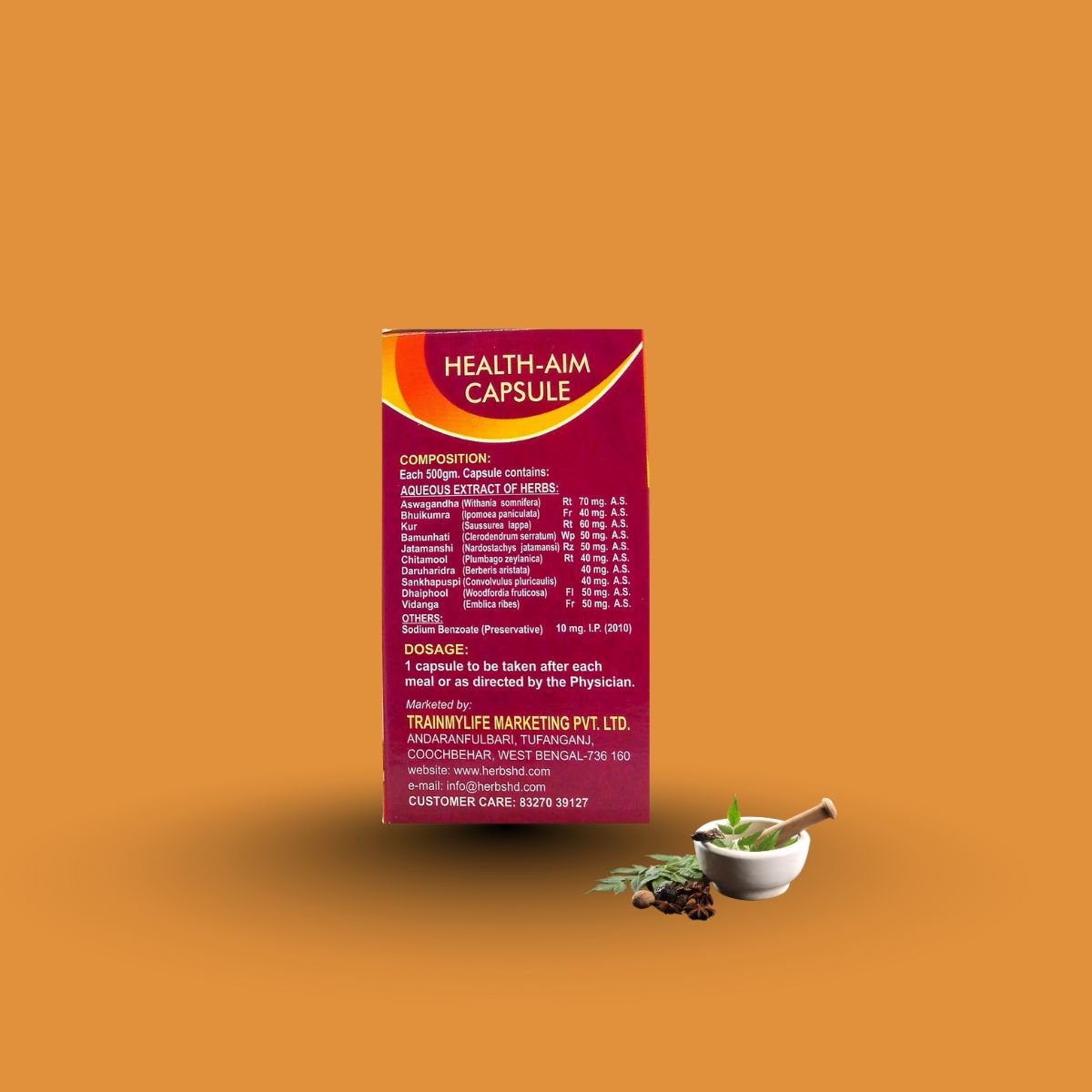 Dabur Ashokarishta Tonic & Health Aim Capsule | 450ml + 50 Cap | Combo Pack - HEALTH AIM PHARMACY