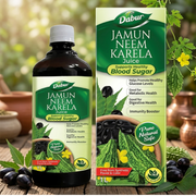 Dabur Jamun Neem Karela Juice | Control Blood Sugar Levels and Bad Cholesterol | Metabolic & Digestive | 1L - HEALTH AIM PHARMACY