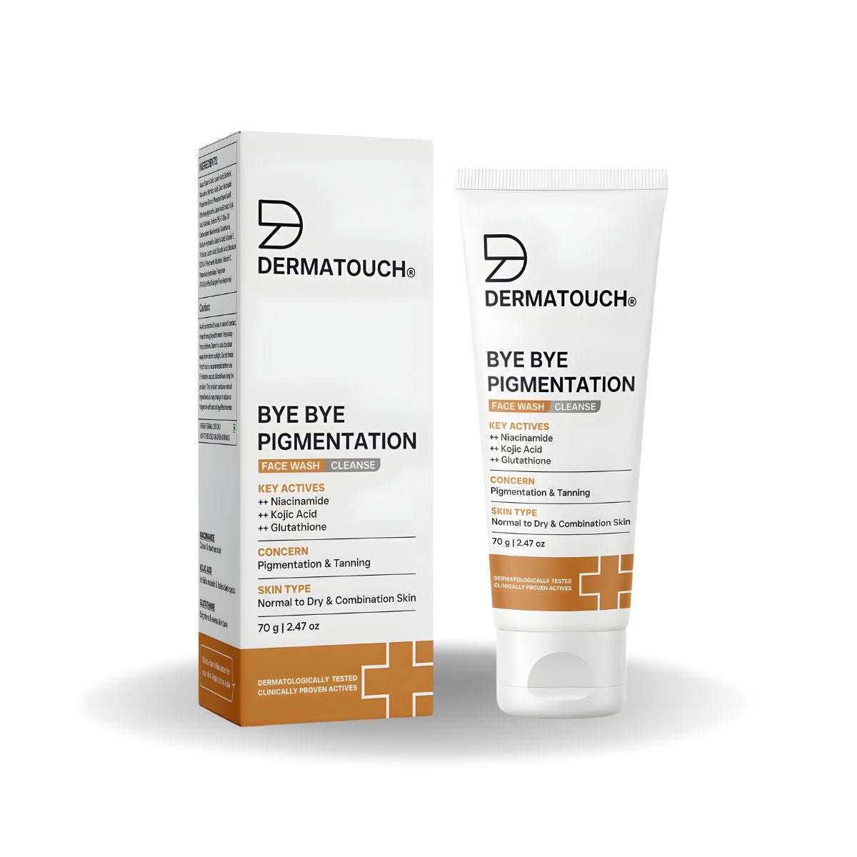 Dermatouch Pigmentation Face Wash & Ayurvedic SkinRog Capsule Combo - 70g + 30 Cap - HEALTH AIM PHARMACY