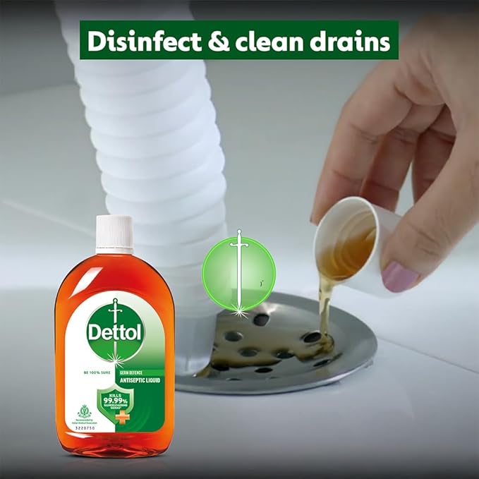 Dettol Antiseptic Liquid for First Aid, Surface Disinfection and Personal Hygiene, 1300ml - HEALTH AIM PHARMACY