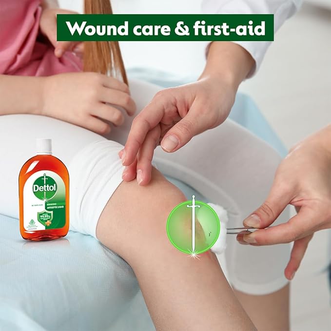 Dettol Antiseptic Liquid for First Aid, Surface Disinfection and Personal Hygiene, 1300ml - HEALTH AIM PHARMACY