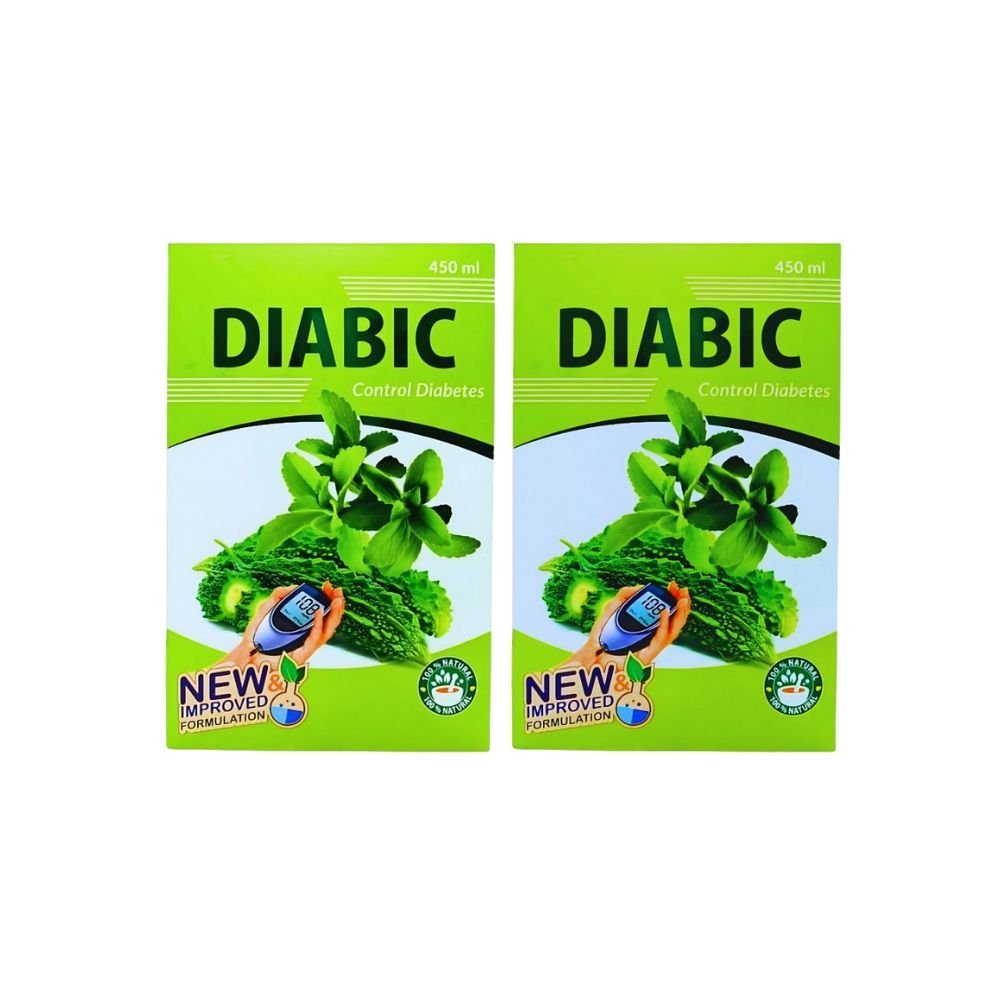 DIABIC Control Diabetes Syrup 450ml .(pack of 2) - HEALTH AIM PHARMACY