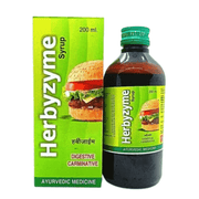 Digestive Medicine Herbyzyme Syrup - 200ml. ( pack of 6) - HEALTH AIM PHARMACY