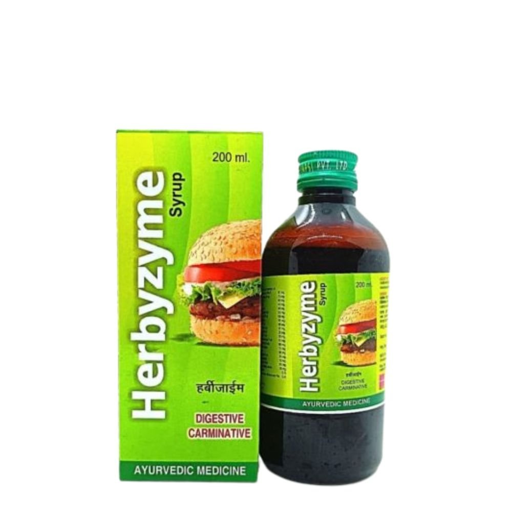 Digestive Medicine Herbyzyme Syrup - 200ml.(pack of 3) - HEALTH AIM PHARMACY
