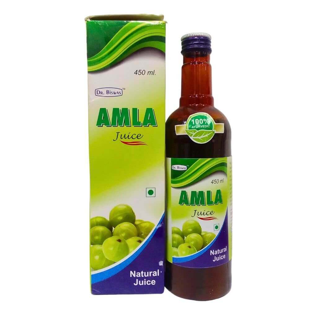 Dr. Biswas Amla Juice 450ml(pack of 2) - HEALTH AIM PHARMACY