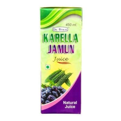 Dr. Biswas Karella Jamun Juice 450ml (pack of 2) - HEALTH AIM PHARMACY