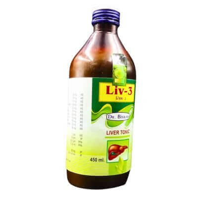 Dr. Biswas Liv - 3 Tonic 450ml. - HEALTH AIM PHARMACY