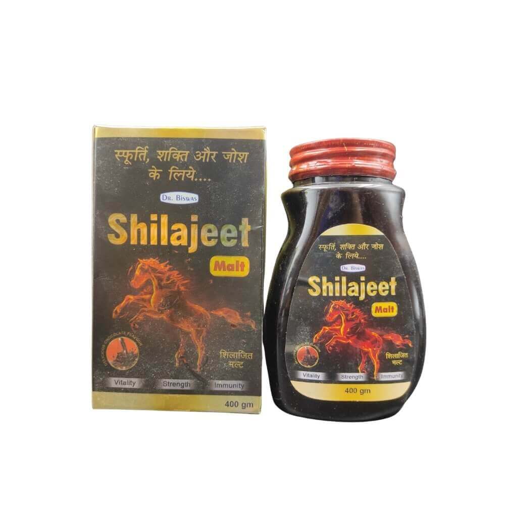 Dr. Biswas Shilajeet malt 400gm (pack of 2) - HEALTH AIM PHARMACY