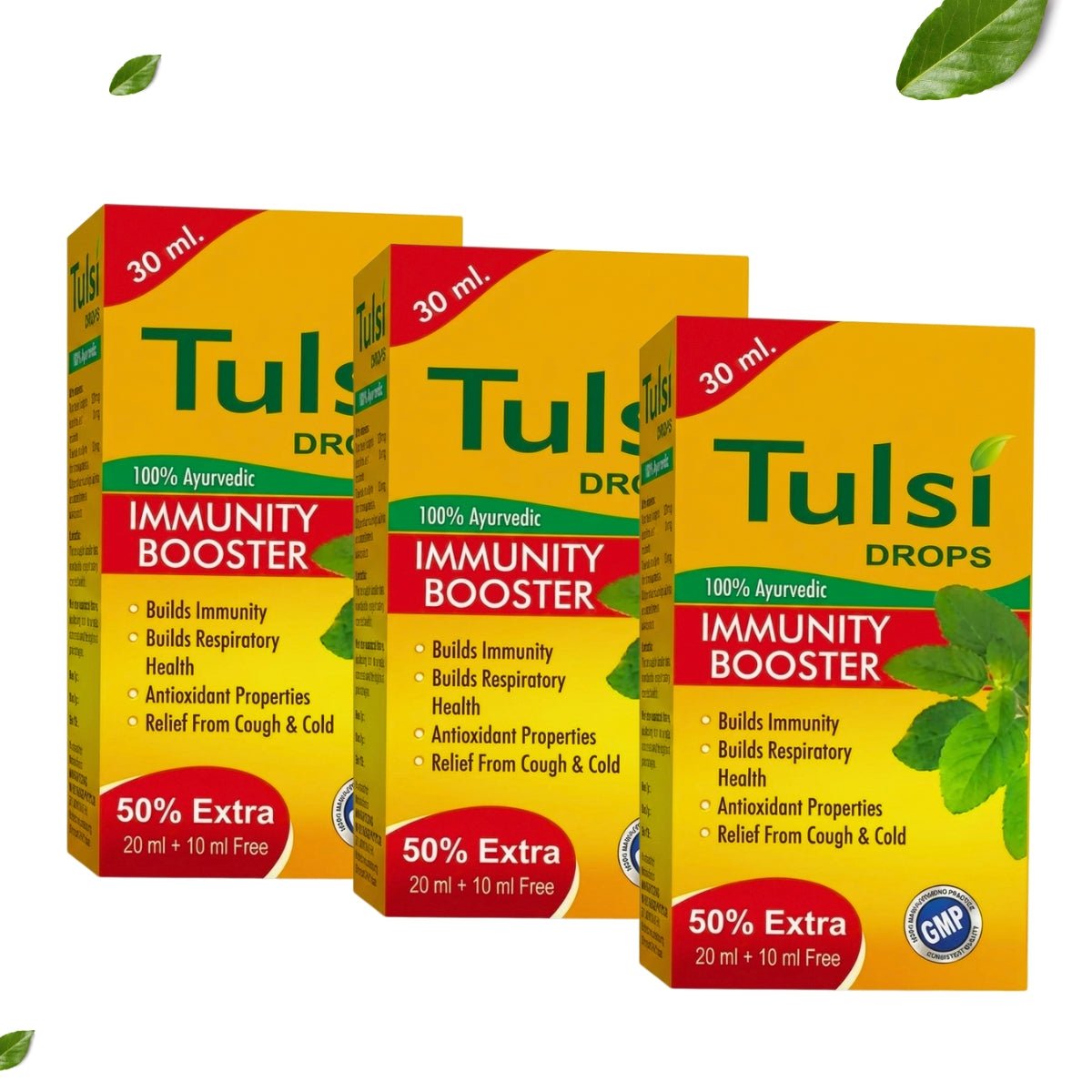 Eucon's Tulsi Drops 30 ml (pack of 3) - HEALTH AIM PHARMACY