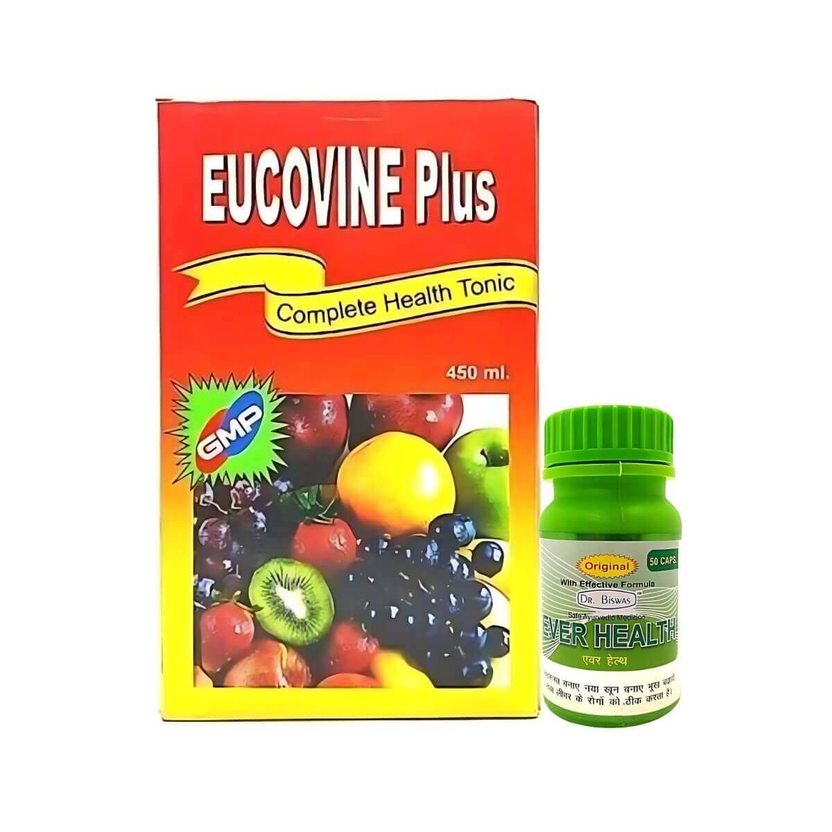 Eucovin Plus Tonic & Ever Health Capsule for Weight Gain - HEALTH AIM PHARMACY
