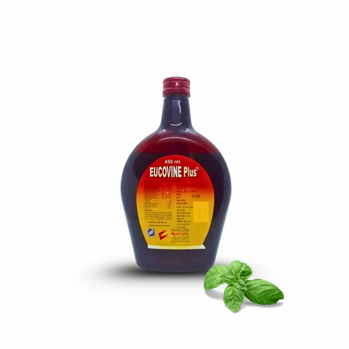 Eucovine Plus Ayurvedic Complete Health Tonic & Health Aim Plus Capsule | 450ml + 30Cap | Combo Pack