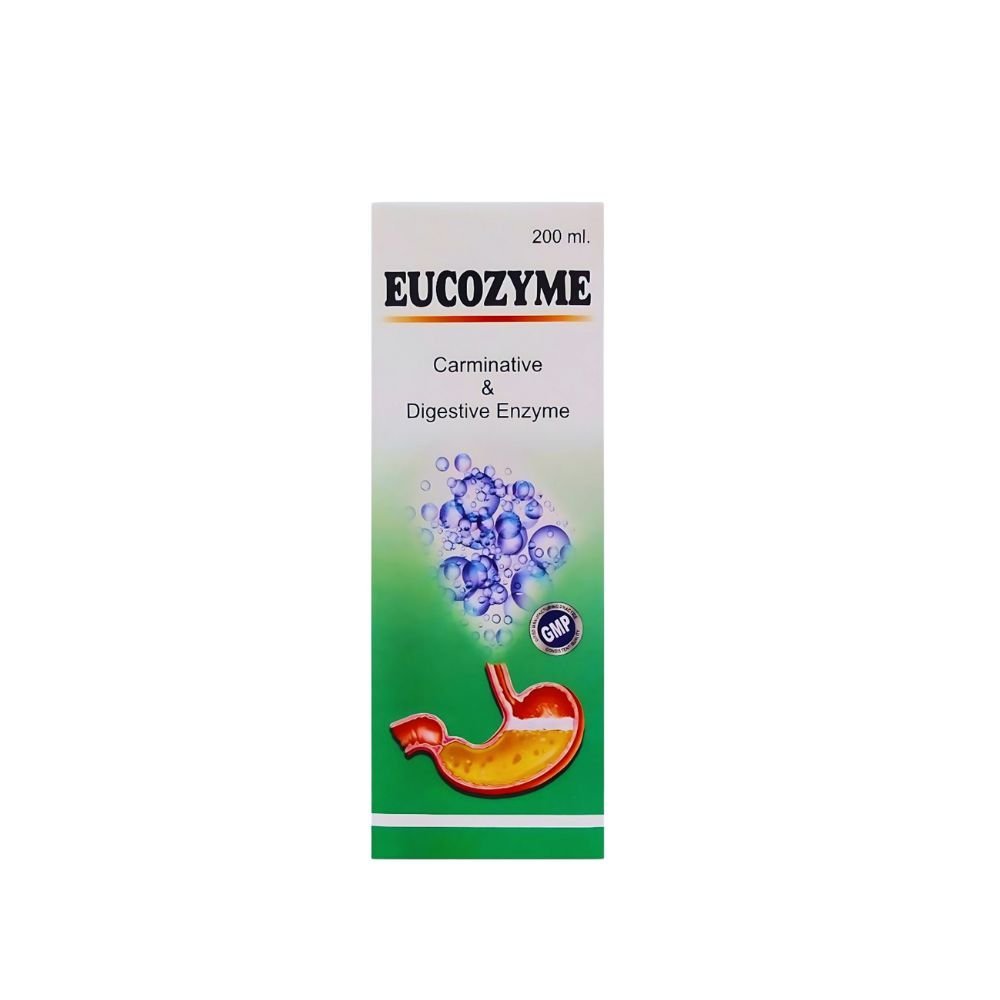 EUCOZYME 200ml for Ayurvedic Carminative & Digestive Enzyme. (pack of 4) - HEALTH AIM PHARMACY