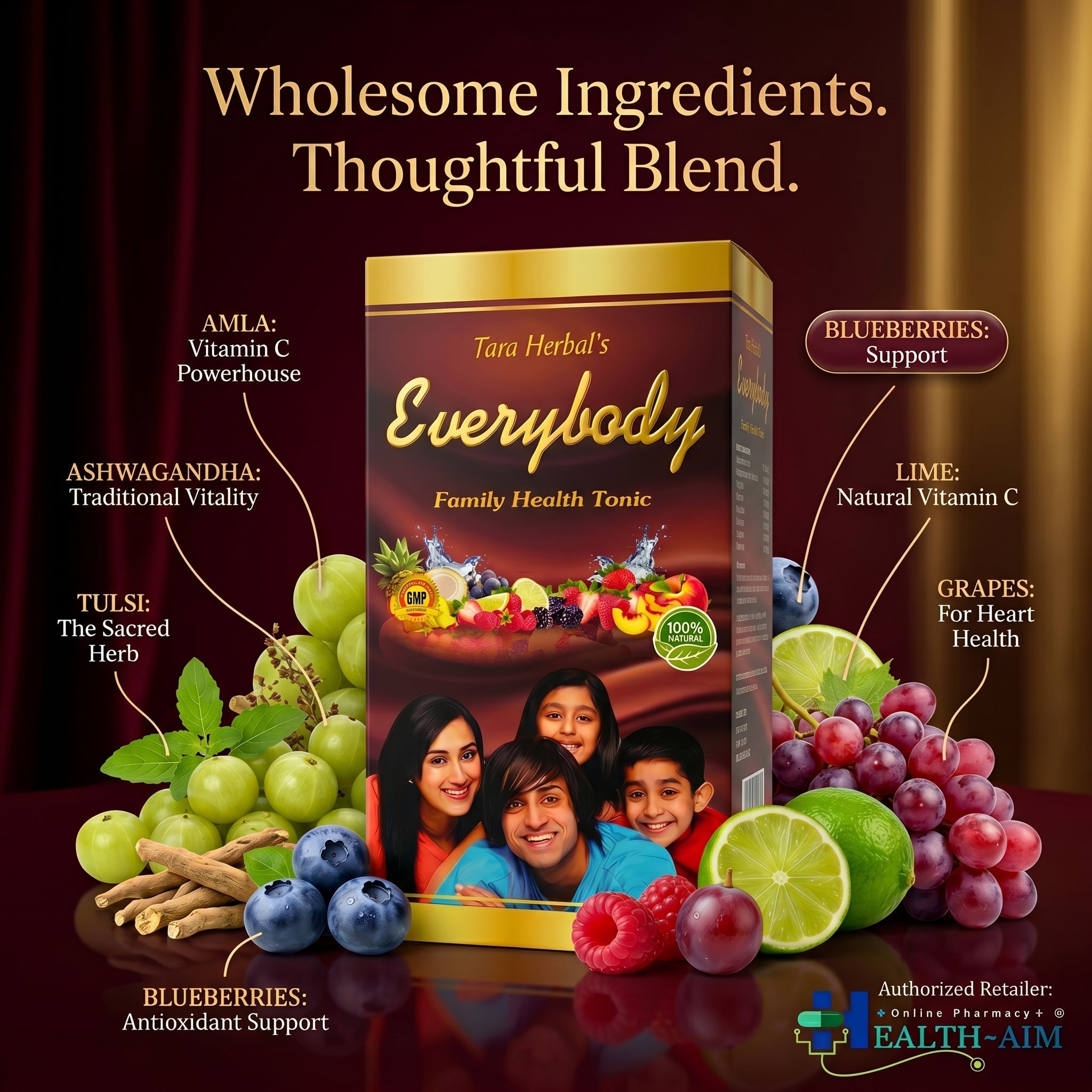 Everybody Family Health Tonic | 450ml | Pack of 2 - HEALTH AIM PHARMACY