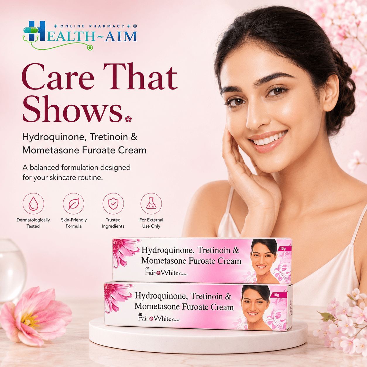 Fair & White Cream 15g - HEALTH AIM PHARMACY