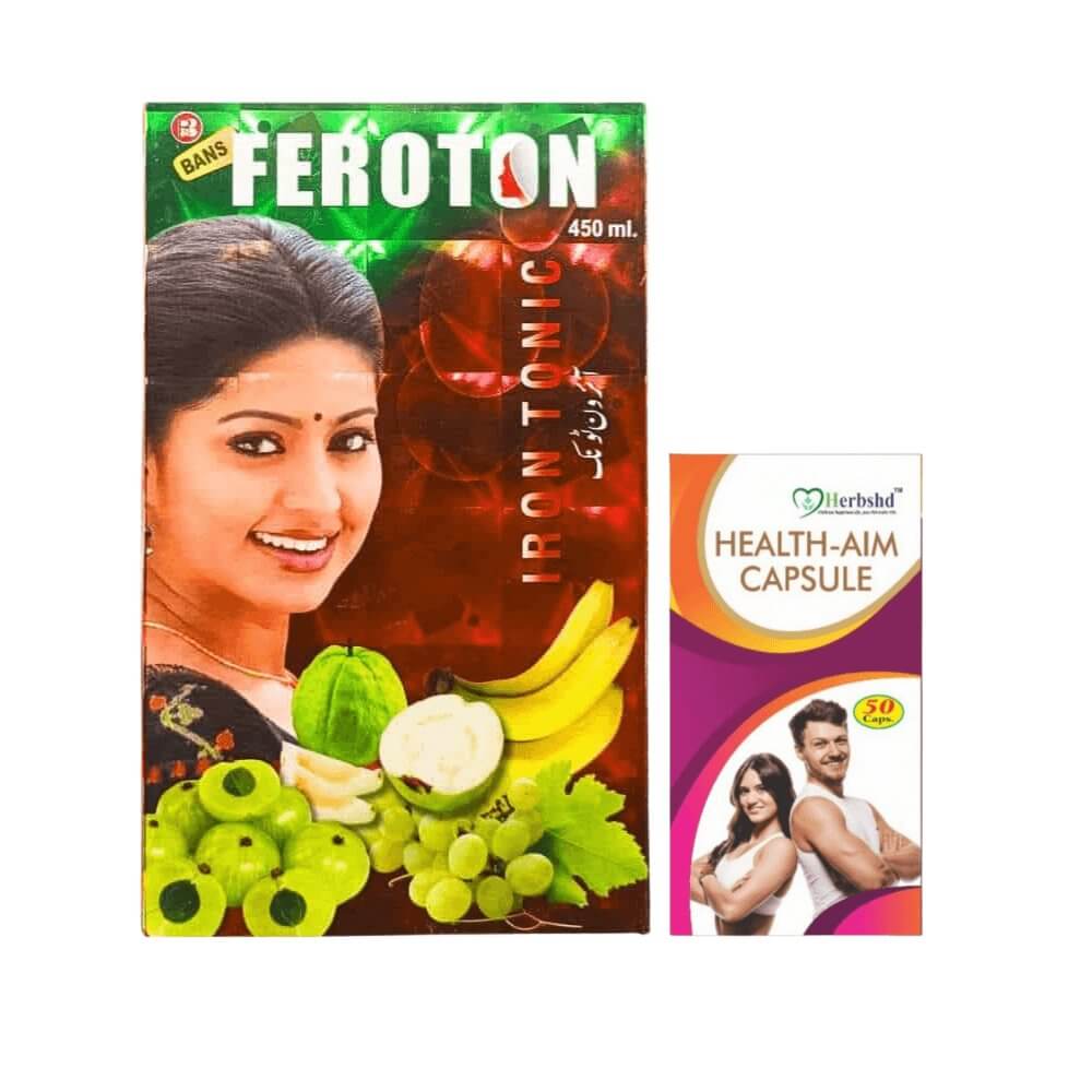 FEROTON IRON TONIC & HEALTH - AIM CAPSULE BOOSTS IMMUNITY - HEALTH AIM PHARMACY