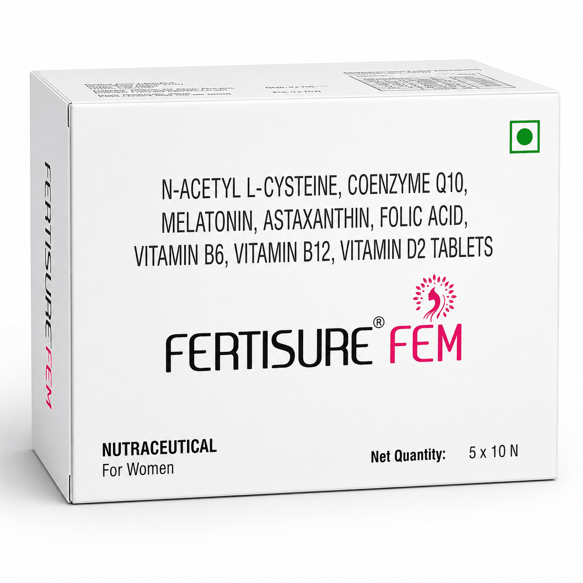 Fertisure Fem Nutraceutical Tablet For Women - HEALTH AIM PHARMACY