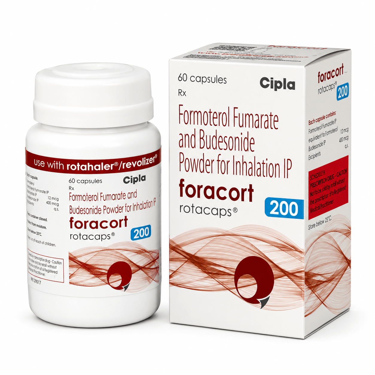 FORAcort 200 Rotacap 30 Rotacaps - HEALTH AIM PHARMACY
