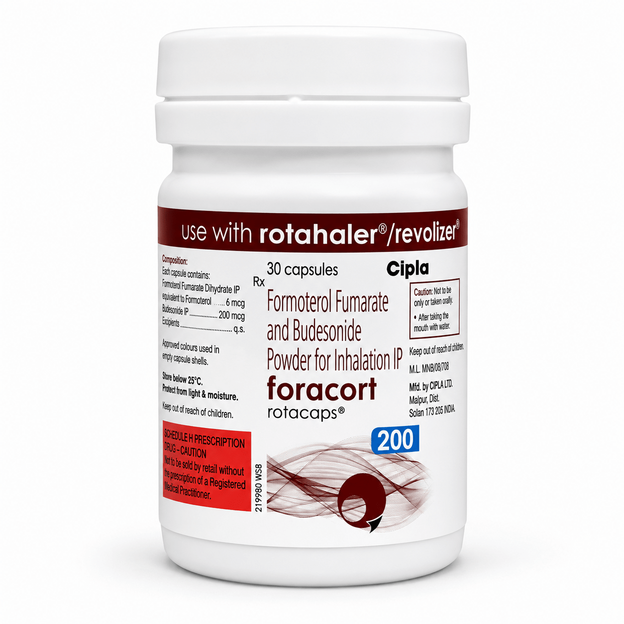 FORAcort 200 Rotacap 30 Rotacaps - HEALTH AIM PHARMACY