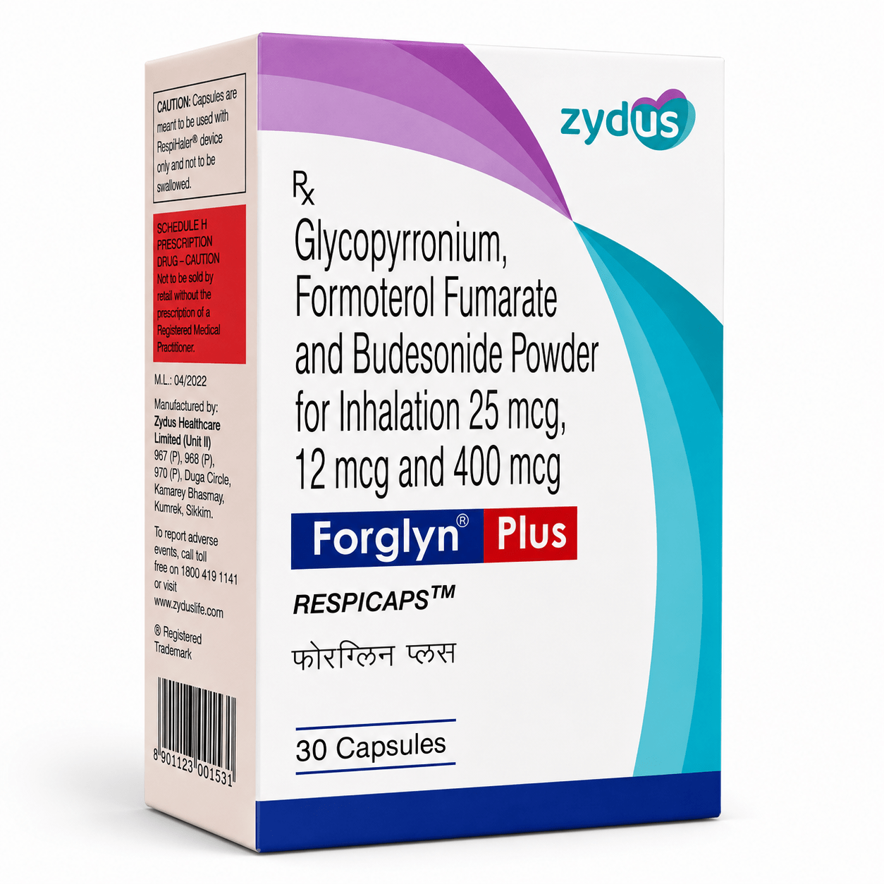 Forglyn Plus Respicap 30 Respicaps - HEALTH AIM PHARMACY
