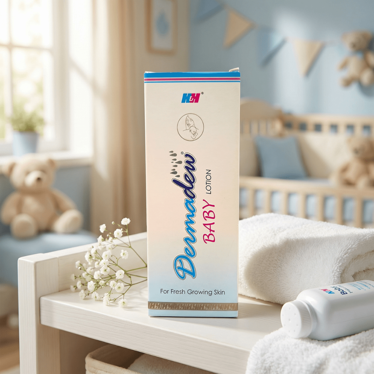 Full Baby Care Combo Pack | Ayurvedic ADee Massage Oil + Dermadew Lotion + Mamaearth Face Cream + Himalaya Baby Powder + E - Dew Baby Soap +(Free Baby Wipes) | Combo Pack - HEALTH AIM PHARMACY