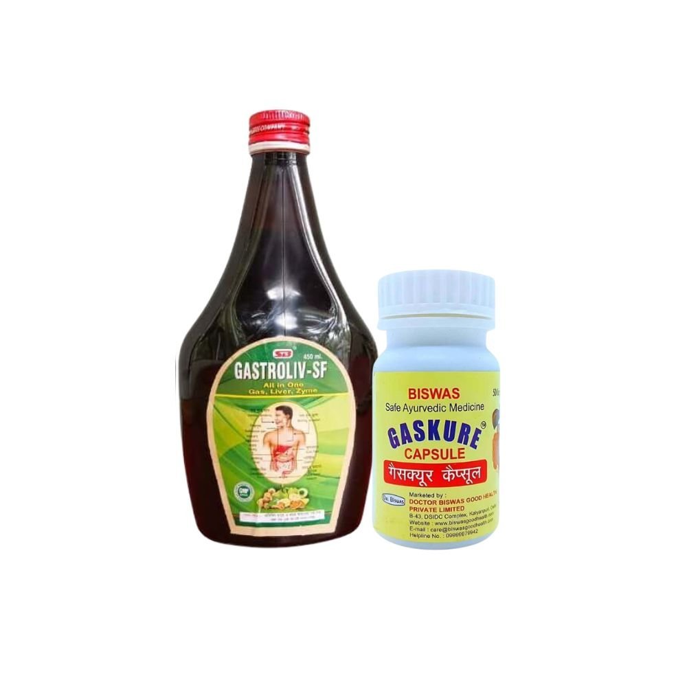 Gastroliv - SF Syrup & Gaskure Capsule (Combo Pack) - HEALTH AIM PHARMACY