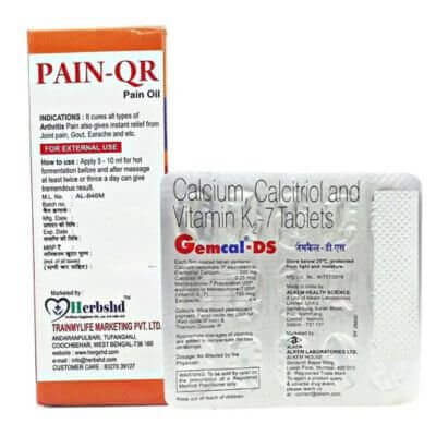 Gemcal DS tablet & PainQR oil - HEALTH AIM PHARMACY