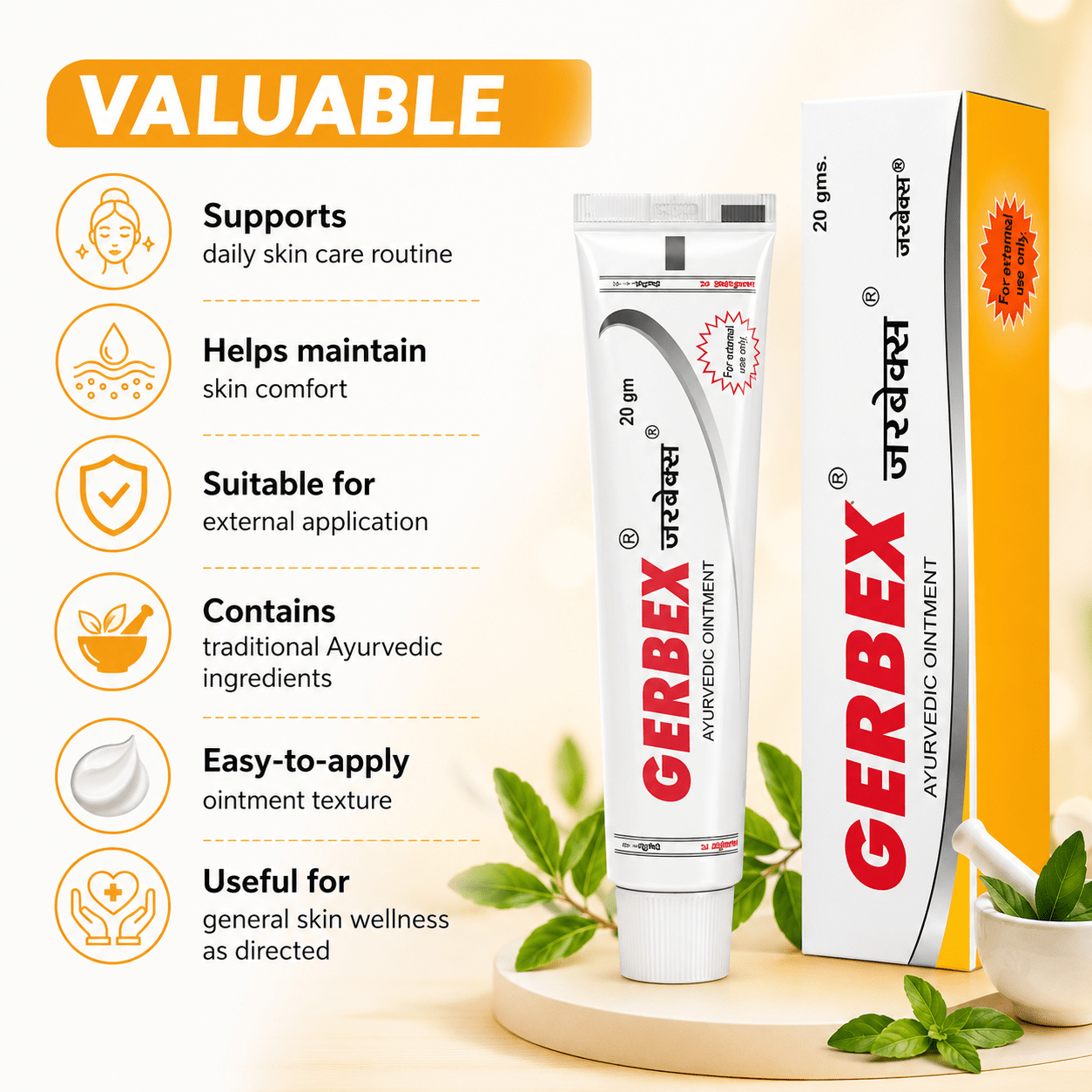 GERBEX OINTMENT 20G (Pack of 10) - HEALTH AIM PHARMACY