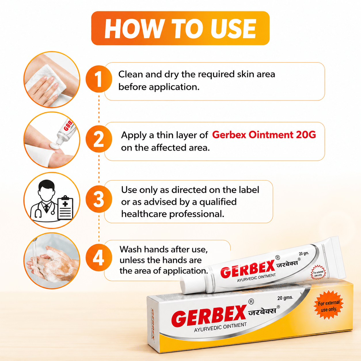 GERBEX OINTMENT 20G (Pack of 10) - HEALTH AIM PHARMACY