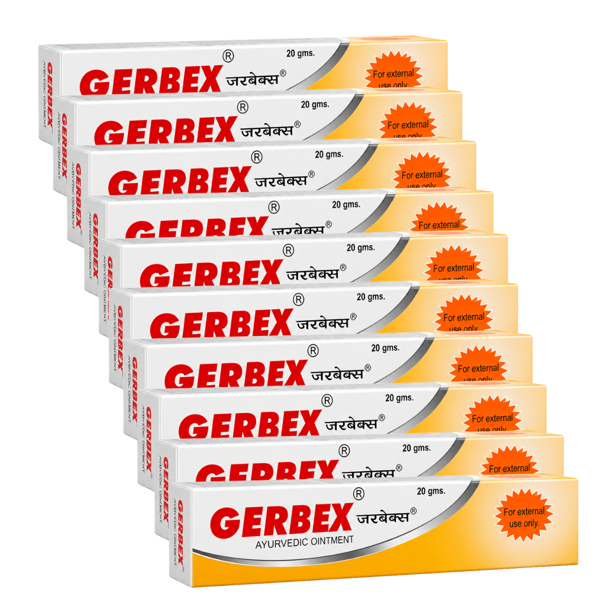 GERBEX OINTMENT 20G (Pack of 10) - HEALTH AIM PHARMACY