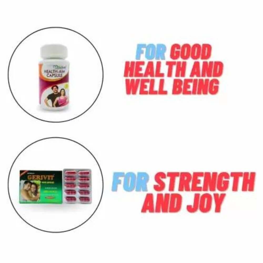 Gerivit Forte capsule & Health Aim capsule(combo) - HEALTH AIM PHARMACY