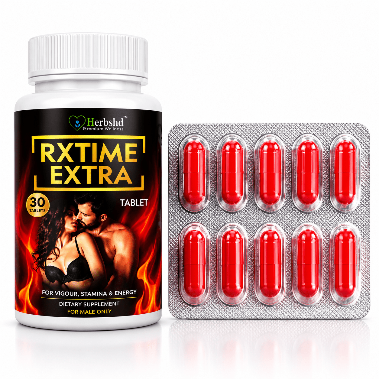 Gerivit Forte Capsule & Rxtime Extra Tablet (Combo Pack) - HEALTH AIM PHARMACY
