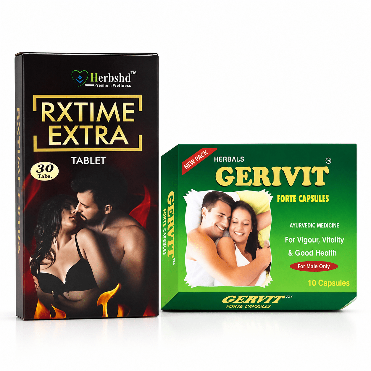 Gerivit Forte Capsule & Rxtime Extra Tablet (Combo Pack) - HEALTH AIM PHARMACY