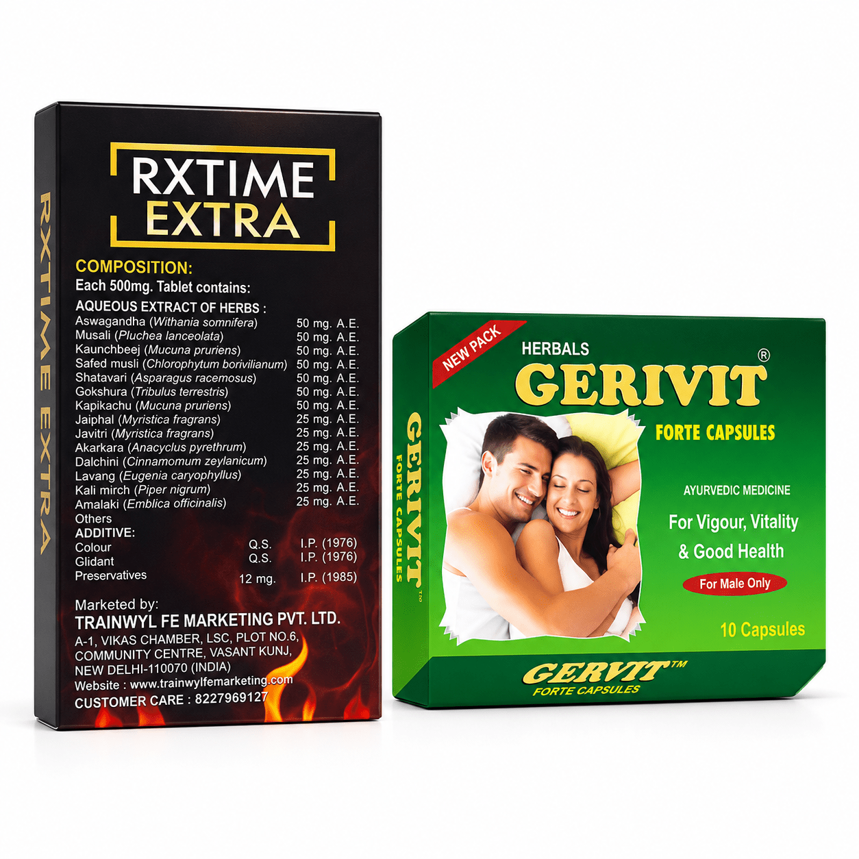 Gerivit Forte Capsule & Rxtime Extra Tablet (Combo Pack) - HEALTH AIM PHARMACY