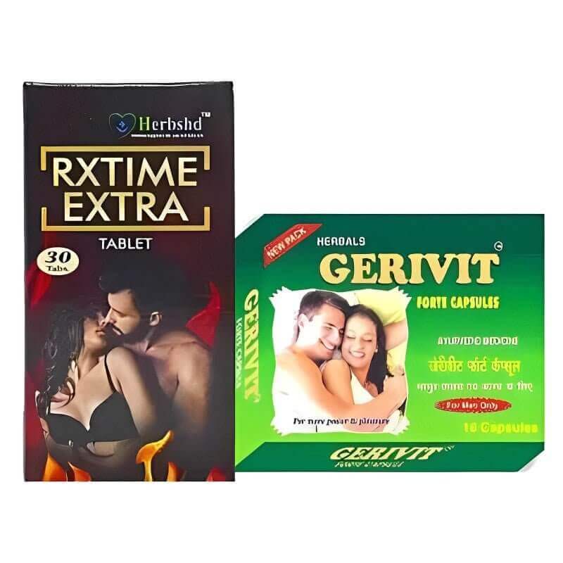 Gerivit Forte Capsule & Rxtime Extra Tablet (combo pack) - HEALTH AIM PHARMACY