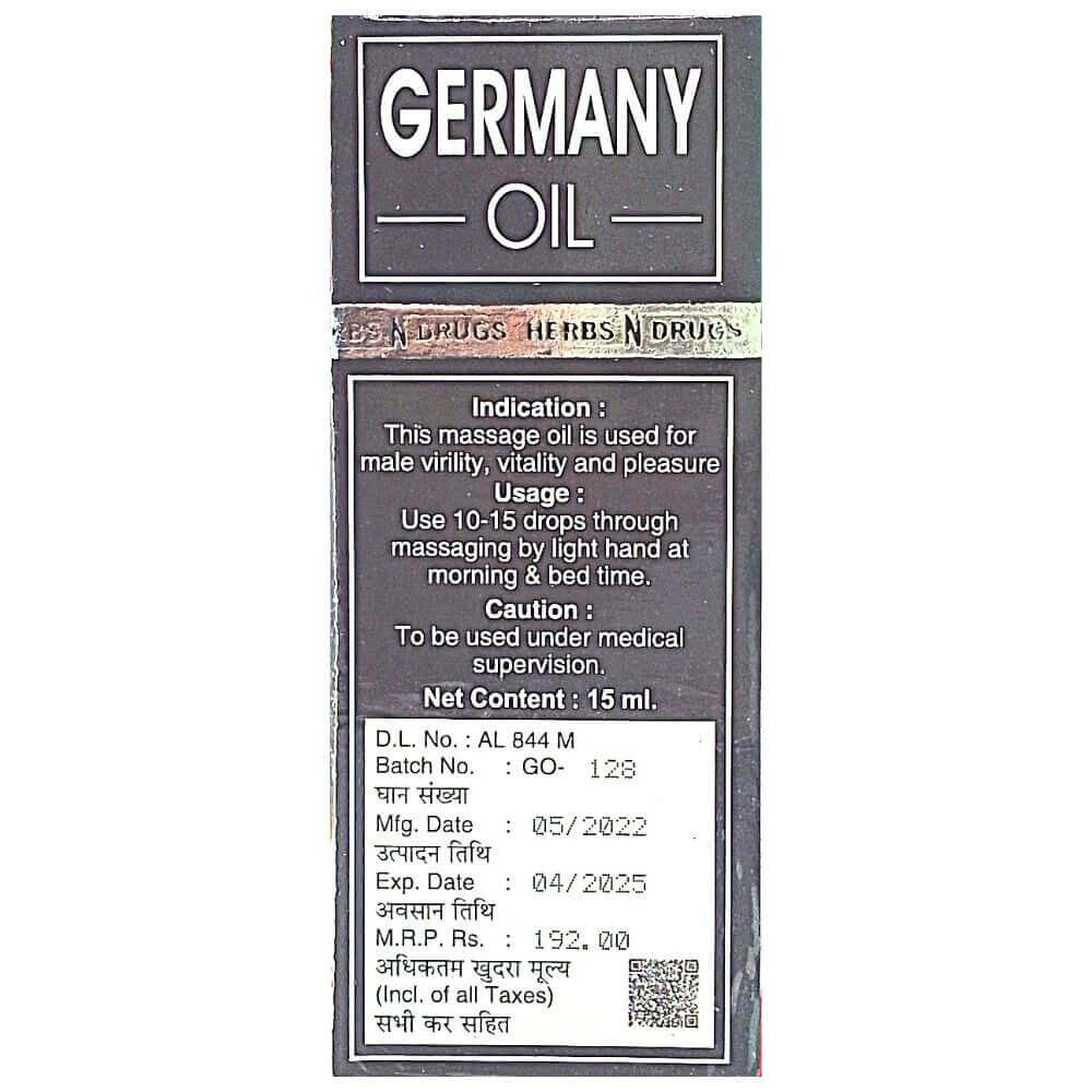 Germany Oil 15 ml (Pack of 3) - HEALTH AIM PHARMACY