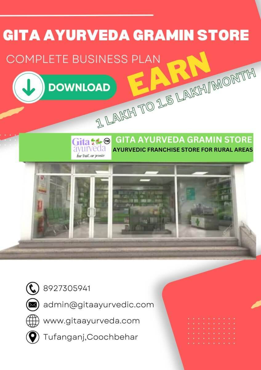 GITA AYURVEDA GRAMIN STORE BUSINESS PLAN /PROJECT REPORT/BUSINESS IDEA - HEALTH AIM PHARMACY