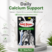 Gita Ayurvedic Calci Grow Pro Calcium Syrup for Bone Health & Daily Calcium Support | 450ml | Pack Of 2 - HEALTH AIM PHARMACY