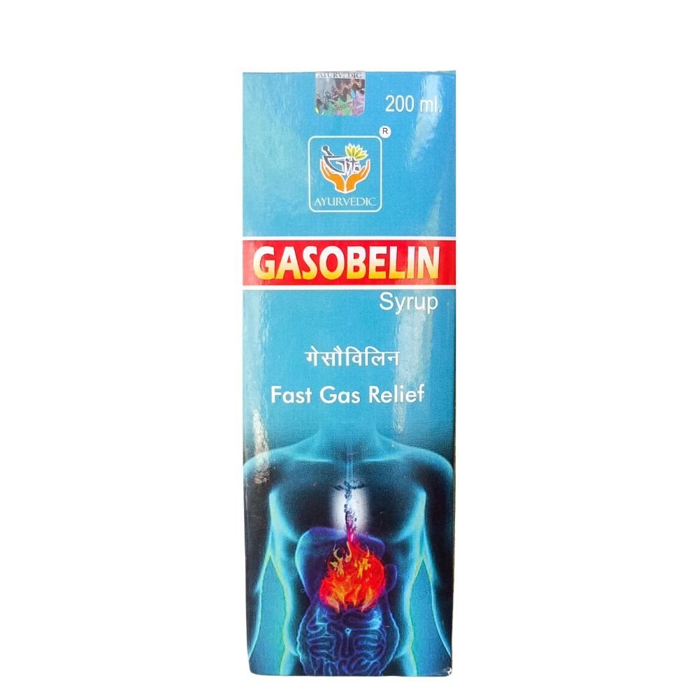 Gita Ayurvedic Fast Gas Relief Gasobelin Syrup 200ml. (pack of 4) - HEALTH AIM PHARMACY