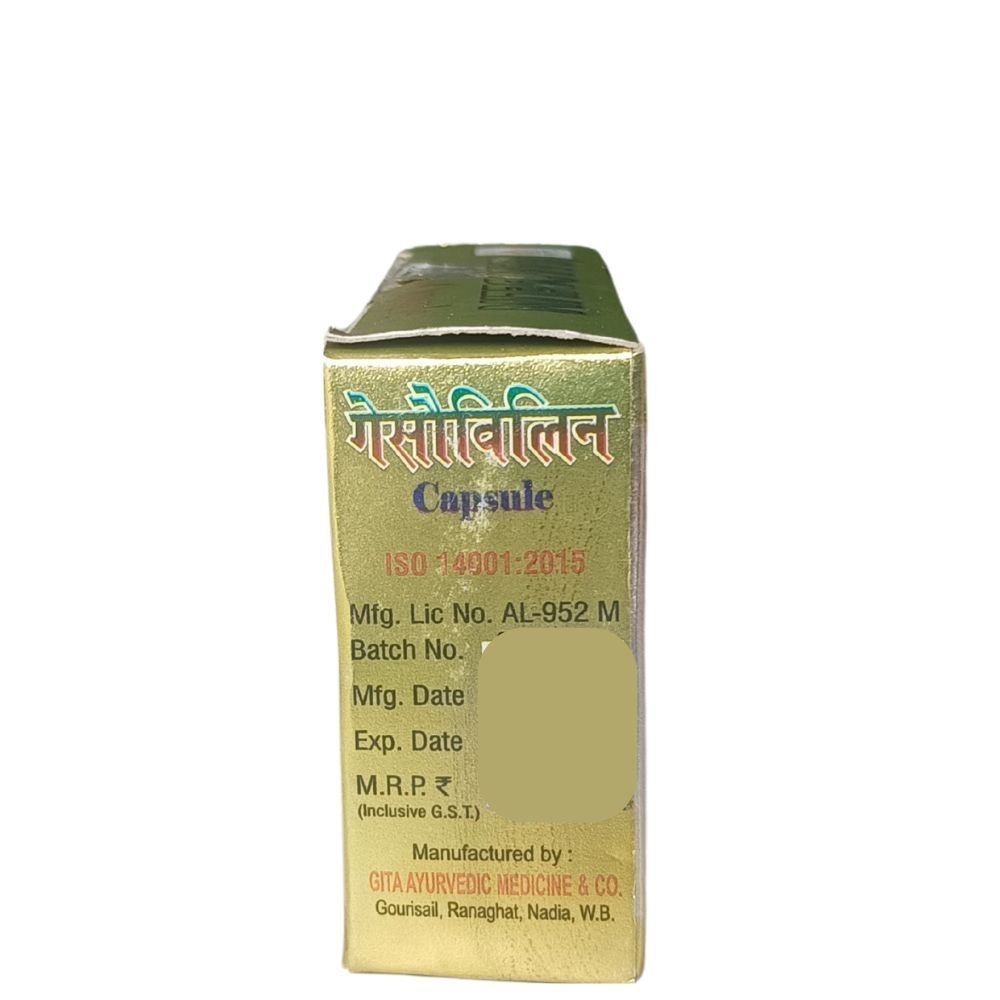 GITA AYURVEDIC GASOBELIN 30 CAPSULE (PACK OF 3) - HEALTH AIM PHARMACY