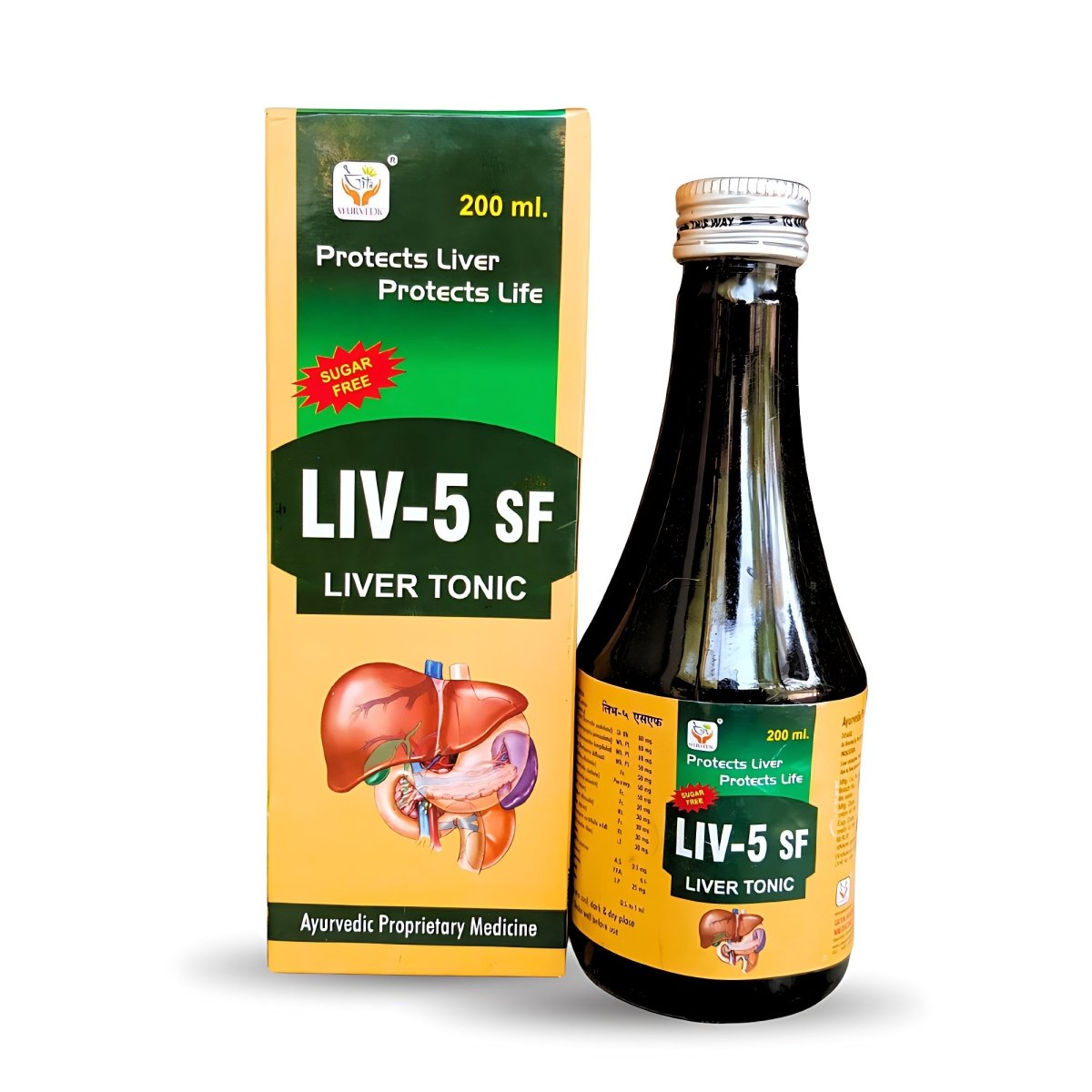 Gita Ayurvedic LIV - 52 SF Sugar Free Syrup for liver disorder - HEALTH AIM PHARMACY