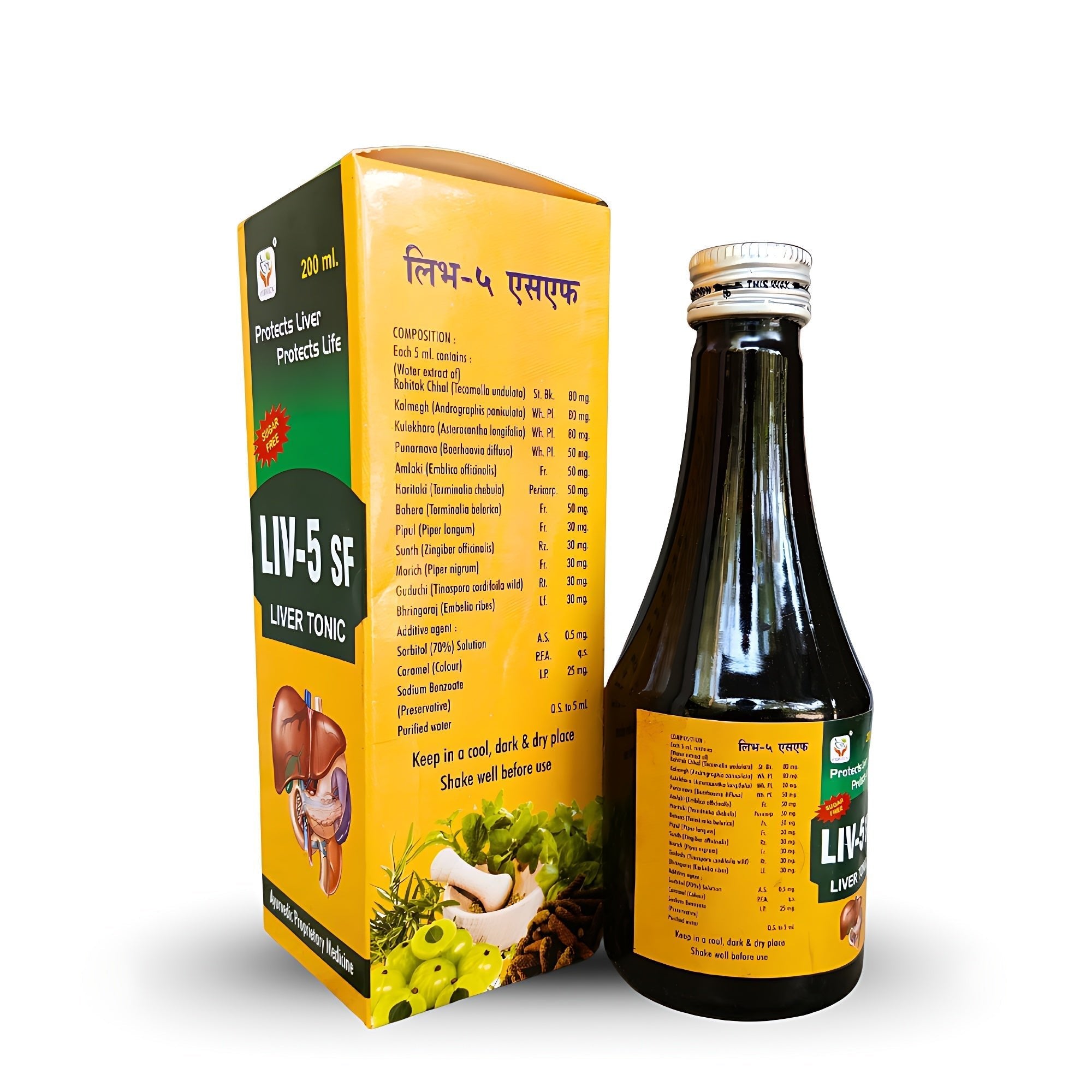 Gita Ayurvedic LIV - 52 SF Sugar Free Syrup for liver disorder - HEALTH AIM PHARMACY