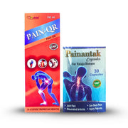 Gita Ayurvedic Painantak Capsule & PAIN-QR Pain Oil | 30 Cap + 100ml | Combo Pack - HEALTH AIM PHARMACY