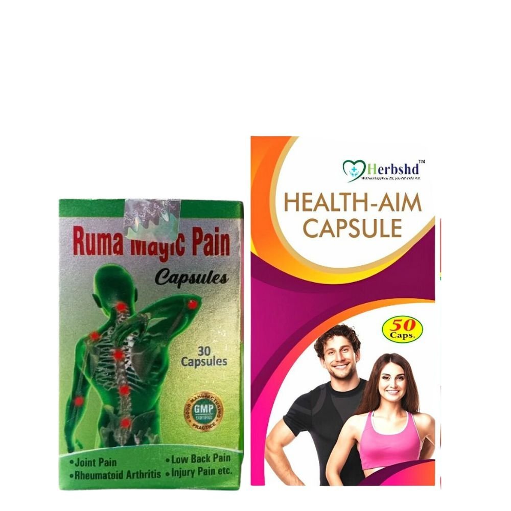 Gita Ayurvedic Ruma Magic Pain 30 Capsules & Health Aim Capsule (combo pack) - HEALTH AIM PHARMACY